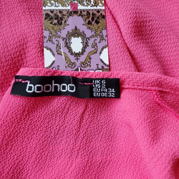 Boohoo jumpsuit Hot Pink Wide Leg - Picture 12 of 14